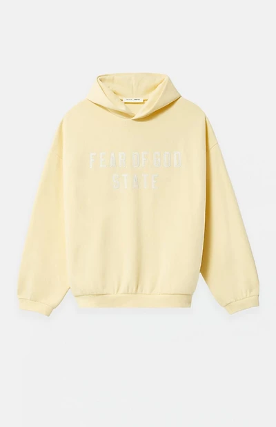 Fear of God ESSENTIALS Garden Yellow '90s Fit Fleece Hoodie