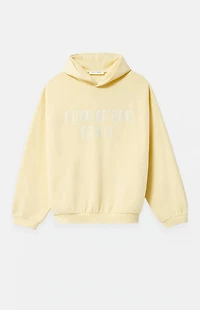 Fear of God ESSENTIALS Garden Yellow '90s Fit Fleece Hoodie
