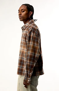 Pacsun Joe Plaid Flannel Long Sleeve Shirt