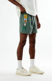 Playboy By Pacsun Ad 5" Swim Trunks