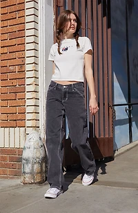 John Galt Black Carpenter Pants