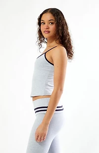 Your Favorite Tia Tipped Square Neck Cami Top