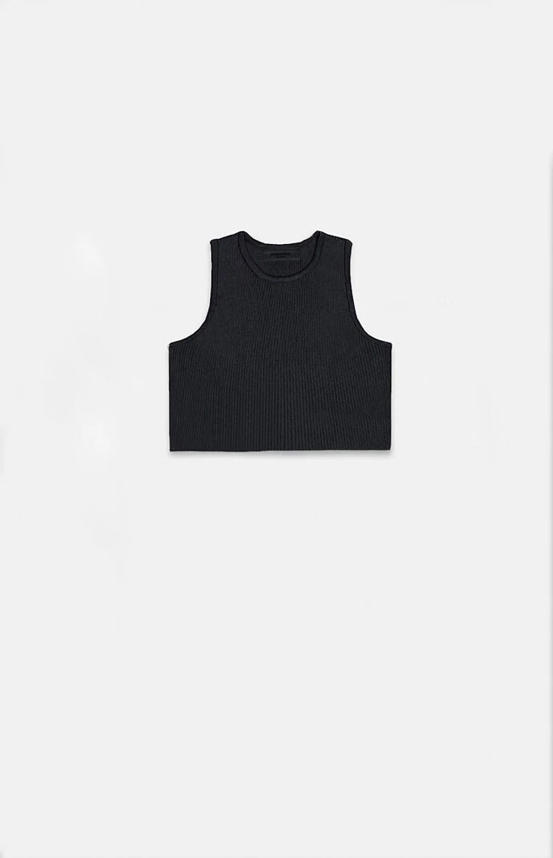 Fear of God ESSENTIALS Women's Jet Black Sport Tank Top