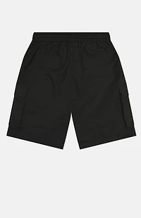 WeSC America Inc Black Nylon Wind Cargo Shorts