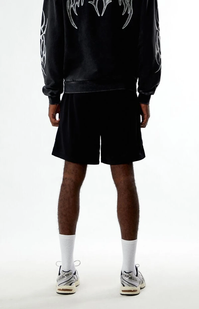 RODMAN BRAND Star Script Mesh Shorts