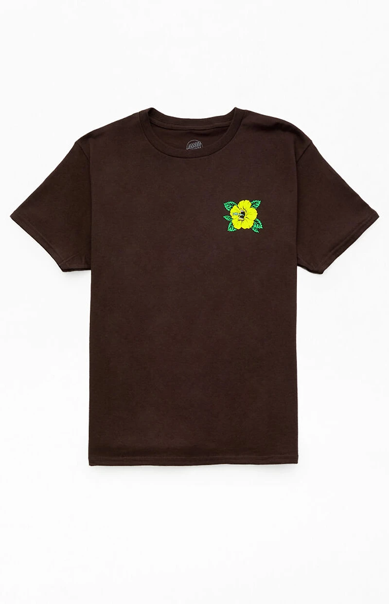 Santa Cruz Kids Screaming Hibiscus Dot T-Shirt