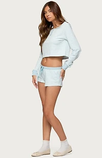 Edikted Margret Striped Shorts