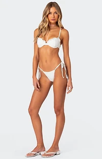Edikted Eyelet String Bikini Bottom