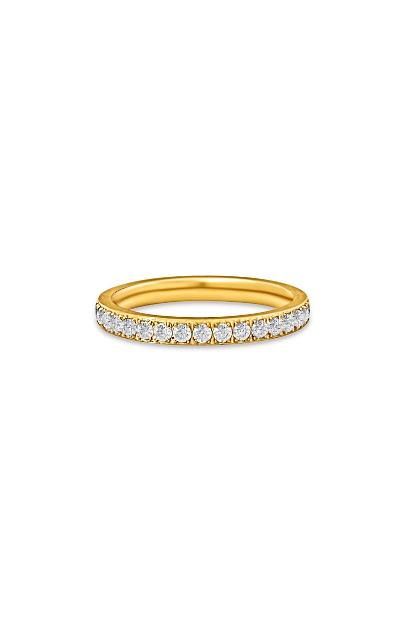 Ellie Vail Velia Dainty Eternity Band Ring