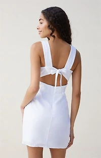 Beverly and Beck Matilda Bow Strap Mini Dress