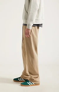 Pacsun Tan Straight Leg Sweatpants