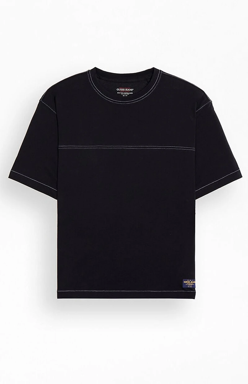 Guess Jeans Contrast Stitch Boxy T-Shirt