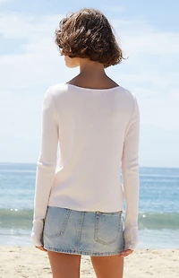 John Galt Light Pink Cardigan