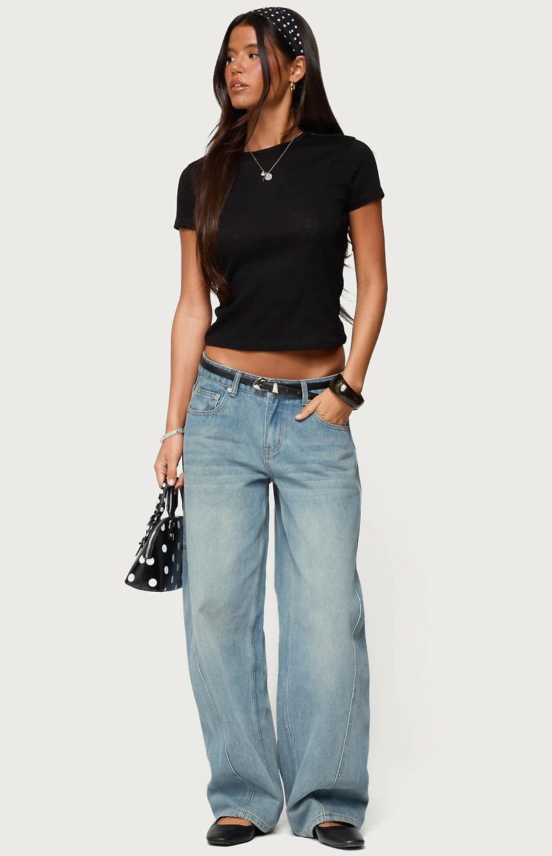 Edikted Nikkey Semi Sheer T-Shirt