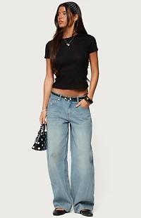 Edikted Nikkey Semi Sheer T-Shirt