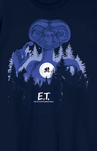 E.T. Moon Bike Ride Poster T-Shirt