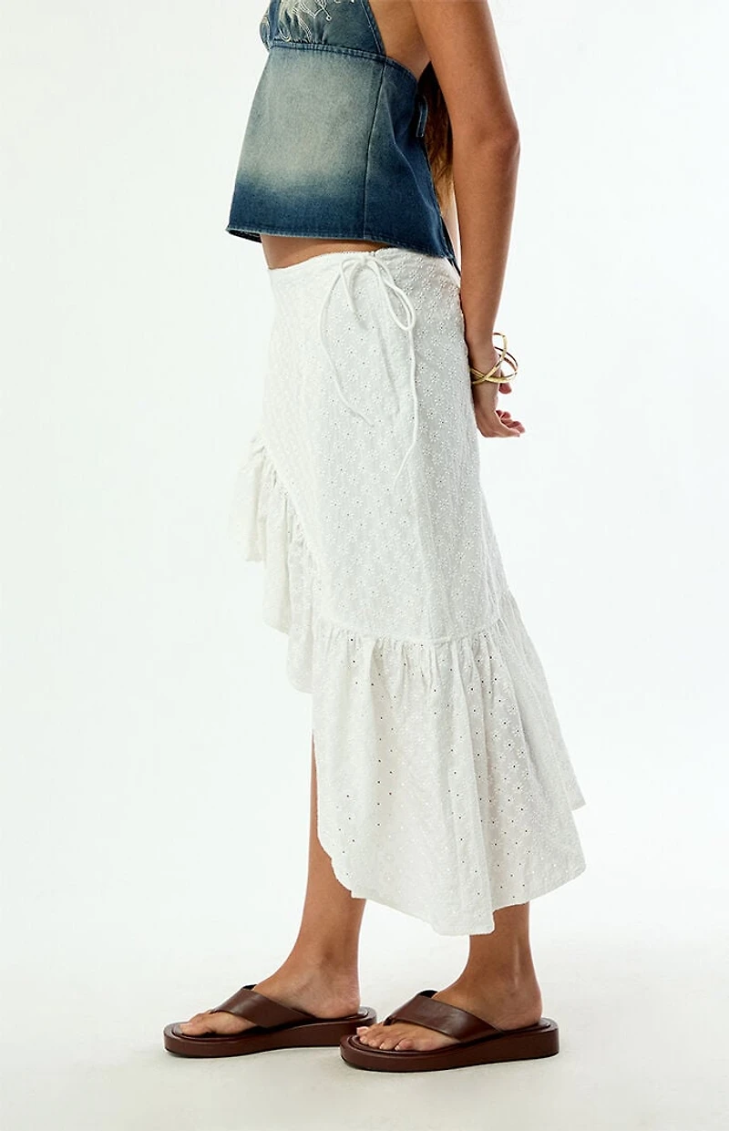 Daisy Street Lovelace Midi Skirt