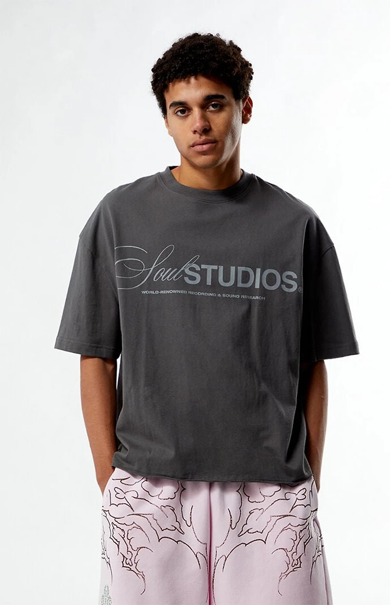 Pacsun Soul Studios Cropped Boxy T-Shirt