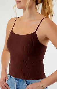 LA Hearts Cordelia Ribbed Tank Top