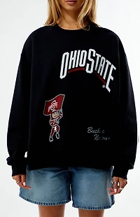 WILD COLLECTIVE x Pacsun Ohio State Crew Neck Oversized Sweatshirt