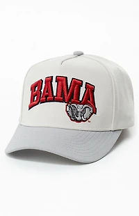 Mitchell & Ness NCAA Alabama Crimson Tide Pinch Snapback Hat