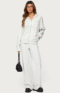 Edikted Briela Star Studded Sweatpants