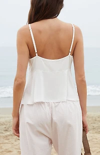 John Galt White Tiffany Tank Top