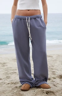 John Galt Navy Anastasia Baggy Sweatpants