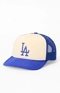 Mitchell & Ness LA Dodgers Vintage Block Trucker Hat