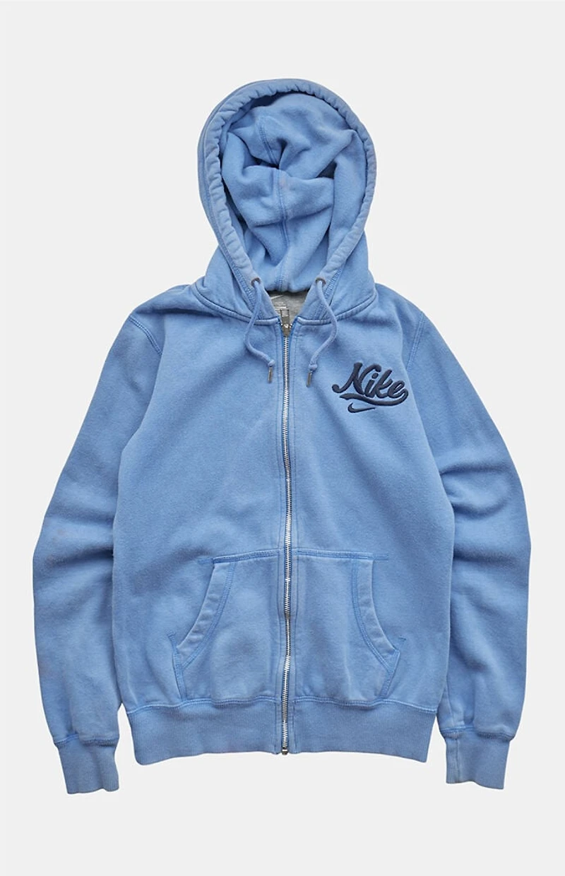 PS VINTAGE 2000s Light Blue Nike Full Zip Hoodie