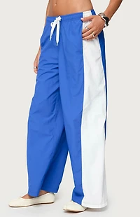 Edikted Jaye Contrast Panel Track Pants