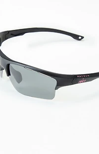 INDY Sunglasses x Pacsun Black Classic Sport Shield Sunglasses