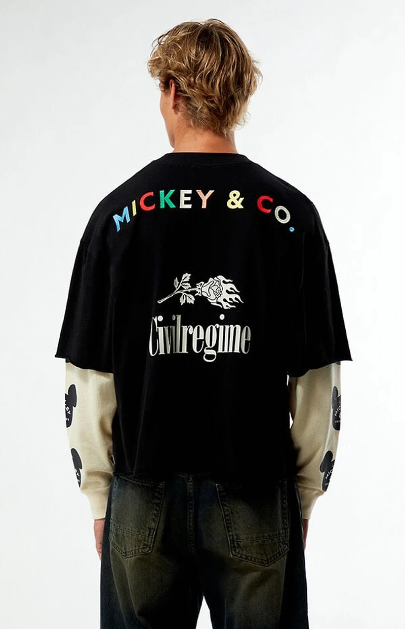 Civil x Mickey Mouse 2fer Long Sleeve T-Shirt