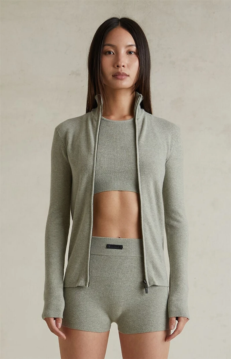 Fear of God ESSENTIALS Women’s Abbey Stone Ribbed Jacket