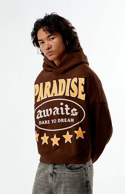 Pacsun Paradise Awaits Cropped Hoodie