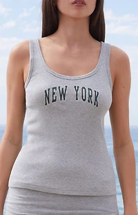 John Galt Silver Beyonca New York Tank Top