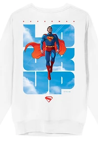 Superman 2025 Look Up Crew Neck Sweatshirt