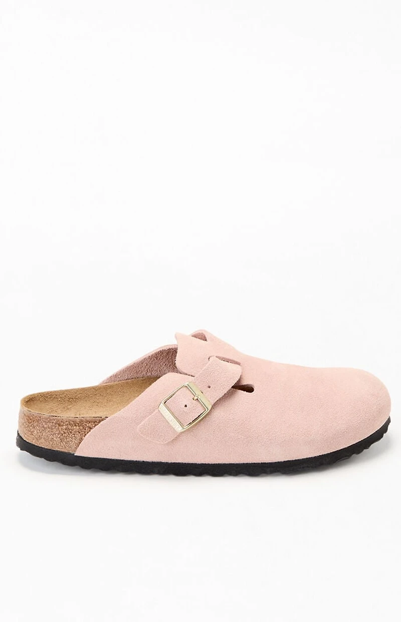Birkenstock Women's Boston Soft Footbed Clogs Light Rose