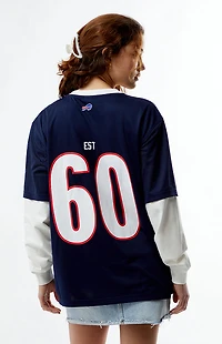 Wild Collective NFL x PacSun Buffalo Bills Mesh Long Sleeve Jersey