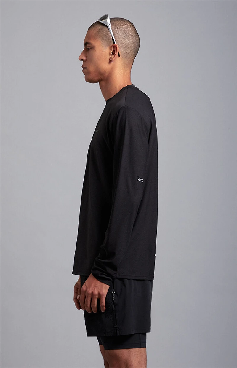 A.R.C. Active Black Performance Long Sleeve T-Shirt