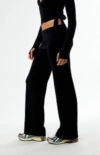 PAC 1980 Active Lounge Fold-Over Easy Yoga Pants