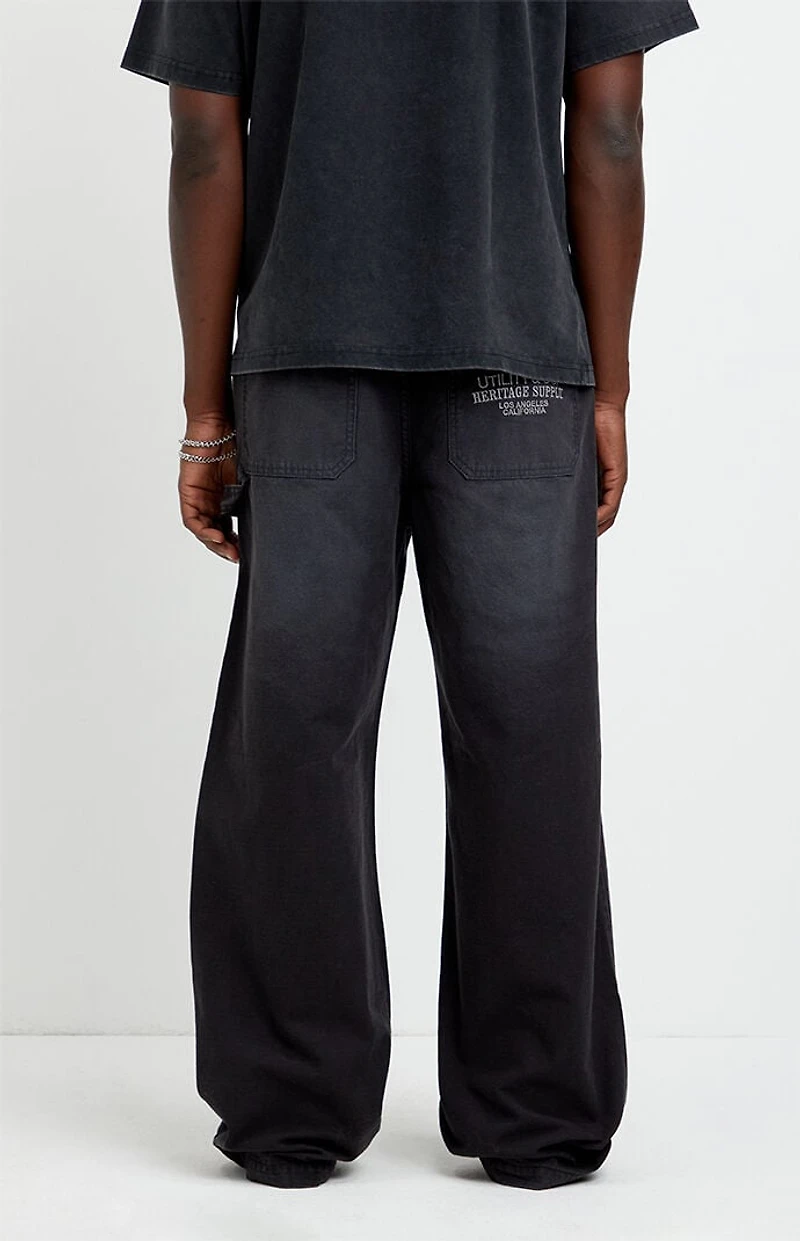 Pacsun Blake Extreme Baggy Pants Carpenter Black