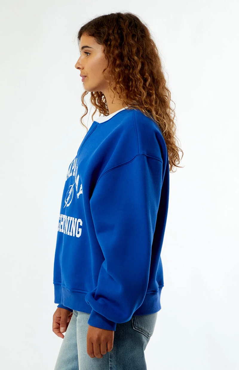 WILD COLLECTIVE x NHL Tampa Bay Lightning Henley Sweatshirt