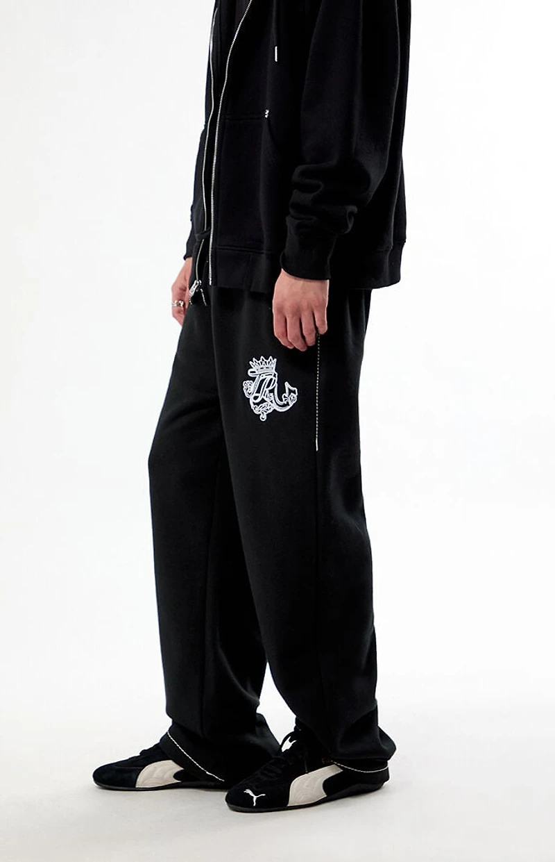 True Religion Crest Big T Baggy Sweatpants