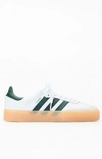 adidas Women's Green & White Samba Sneakers