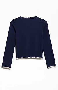 Pacsun Kids Embroidered Long Sleeve Skimmer T-Shirt