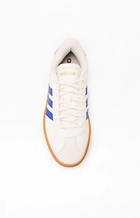 adidas Women's Pink & Blue VL Court Bold Sneakers