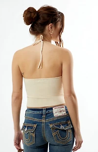 LA Hearts Halter Sweater Tank Top