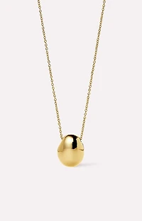 Ana Luisa Pebble Mini Gold Pendant Necklace