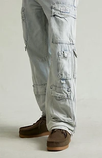 Pacsun Dylan Baggy Jeans Cargo Light Indigo